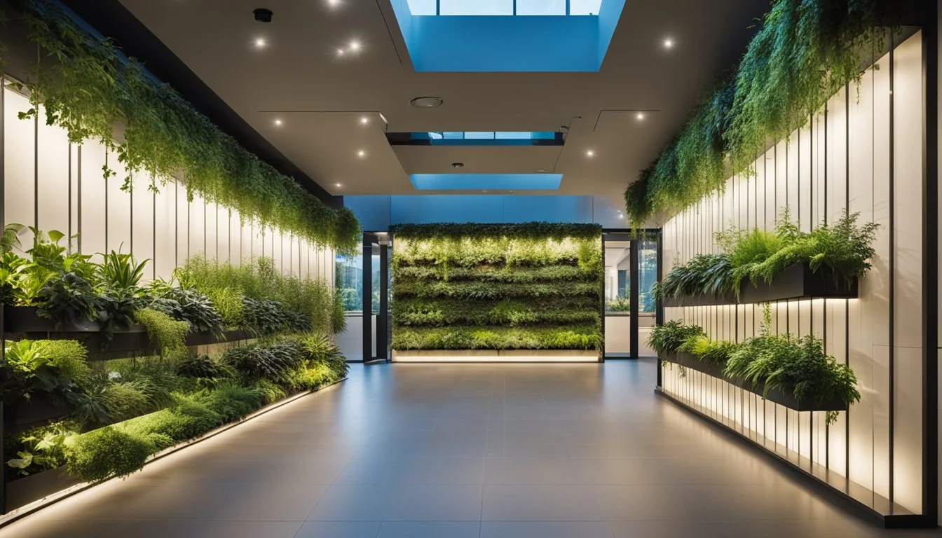 indoor vertical garden systems with lights