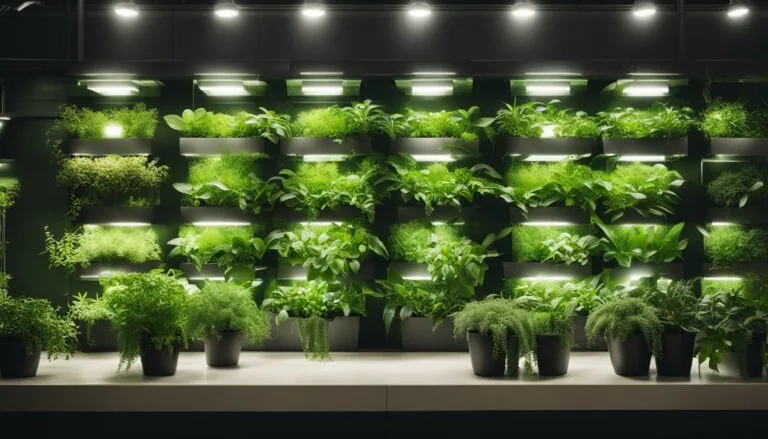 indoor vertical garden systems with lights